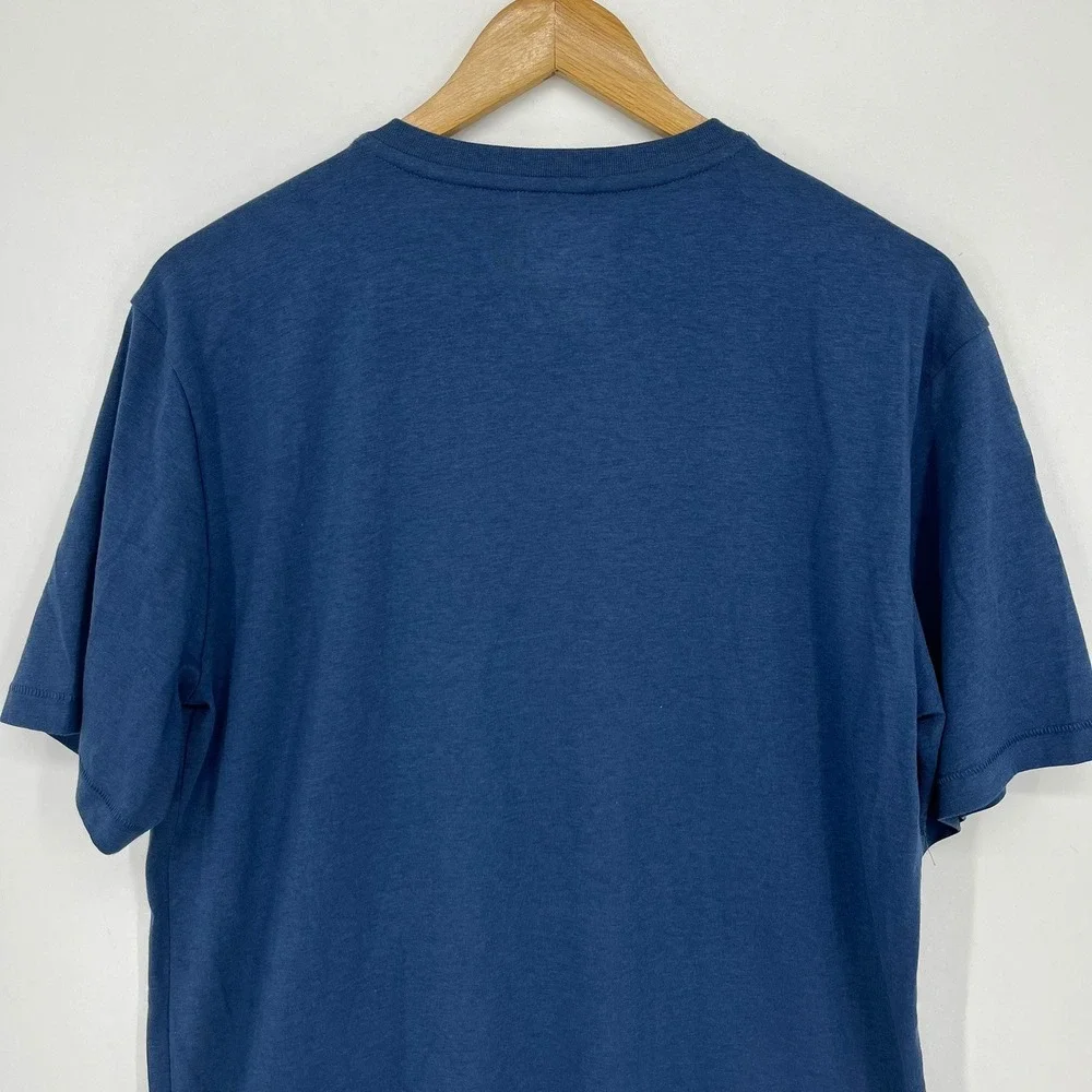 The North Face Terrain SS Henley T-Shirt Shady Blue Mens Small New NWT